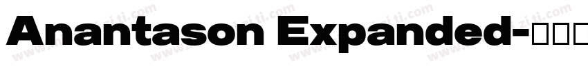 Anantason Expanded字体转换